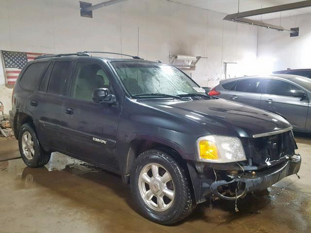 1GKDT13S842100969 - 2004 GMC ENVOY BLACK photo 1