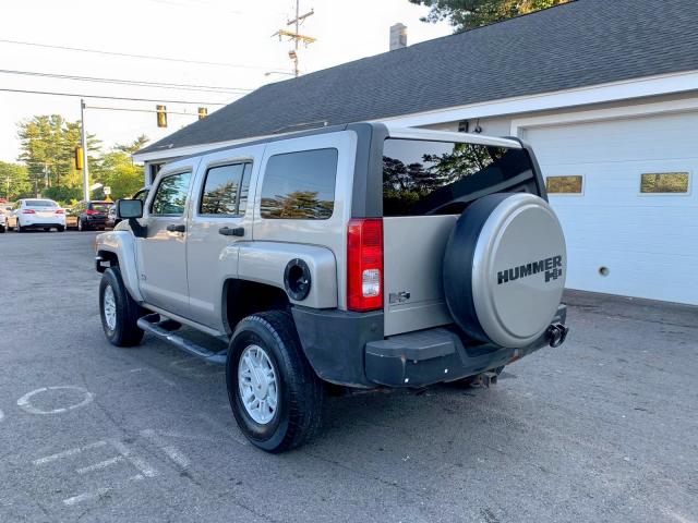 5GTEN13E388176633 - 2008 HUMMER H3 GRAY photo 3