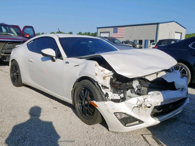 JF1ZNAA19E9701067 - 2014 TOYOTA SCION FR-S WHITE photo 1