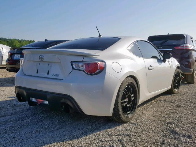 JF1ZNAA19E9701067 - 2014 TOYOTA SCION FR-S WHITE photo 4