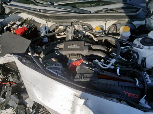 JF1ZNAA19E9701067 - 2014 TOYOTA SCION FR-S WHITE photo 7