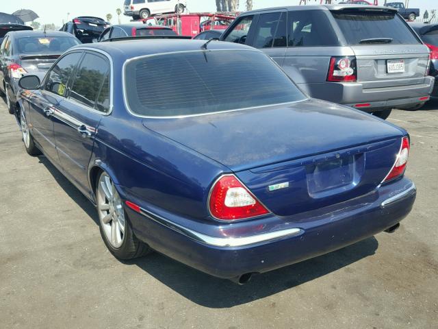 SAJWA73B44TG26270 - 2004 JAGUAR XJR S BLUE photo 3