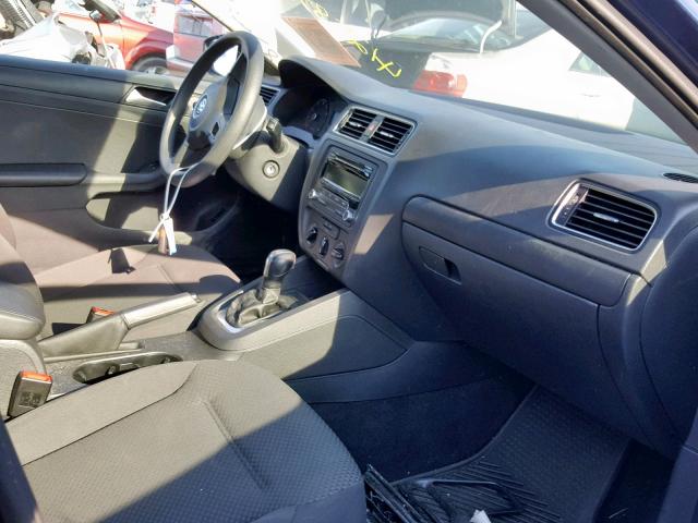 3VW2K7AJ4EM215322 - 2014 VOLKSWAGEN JETTA BASE 蓝色 照片 5