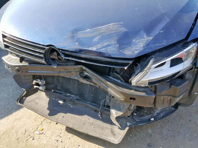 3VW2K7AJ4EM215322 - 2014 VOLKSWAGEN JETTA BASE 蓝色 照片 9