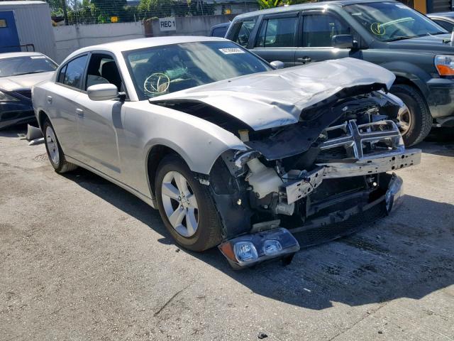 2C3CDXBG1CH139529 - 2012 DODGE CHARGER SE SILVER photo 1