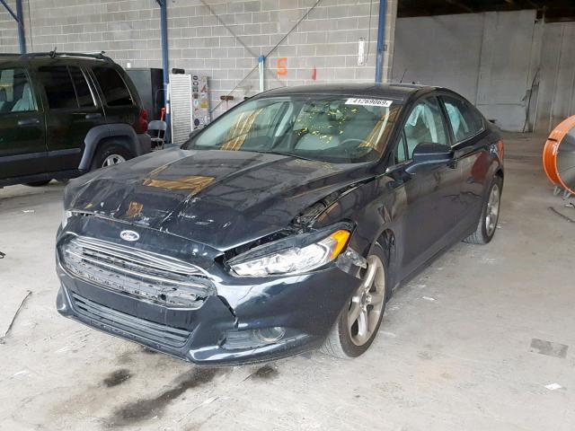 3FA6P0G7XGR363849 - 2016 FORD FUSION S BLACK photo 2