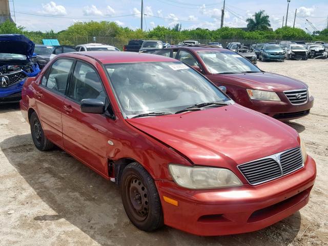 JA3AJ26E52U054811 - 2002 MITSUBISHI LANCER ES MAROON photo 1