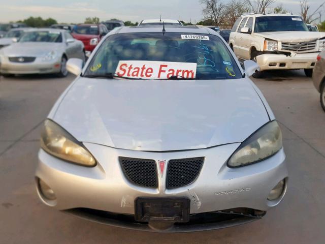 2G2WS522651347185 - 2005 PONTIAC GRAND PRIX SILVER photo 9