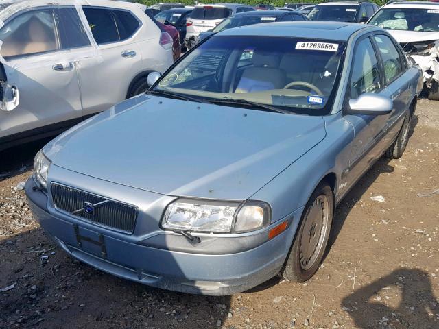 YV1TS94D7Y1143388 - 2000 VOLVO S80 BLUE photo 2