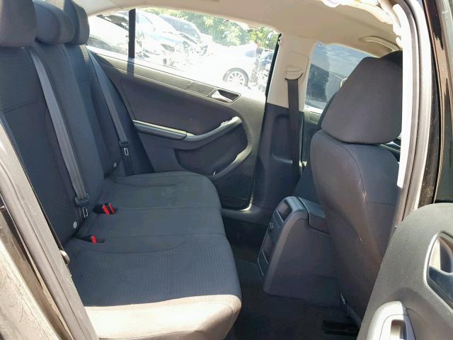 3VW2K7AJ7FM323127 - 2015 VOLKSWAGEN JETTA BASE BLACK photo 6