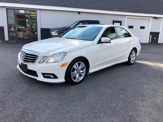 WDDHF2EB8BA416694 - 2011 MERCEDES-BENZ E 350 BLUE WHITE photo 1