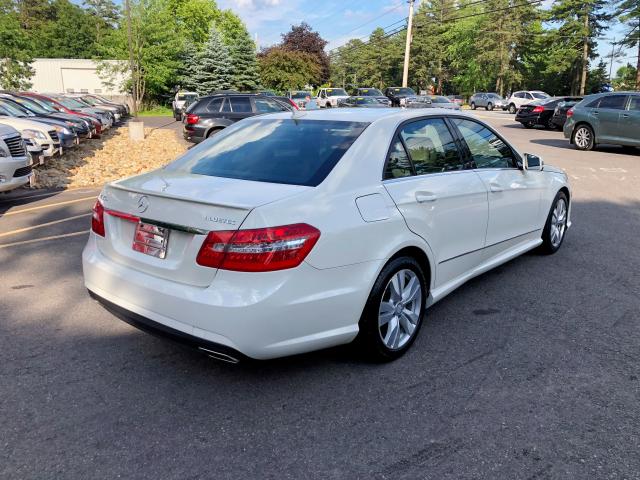 WDDHF2EB8BA416694 - 2011 MERCEDES-BENZ E 350 BLUE WHITE photo 3