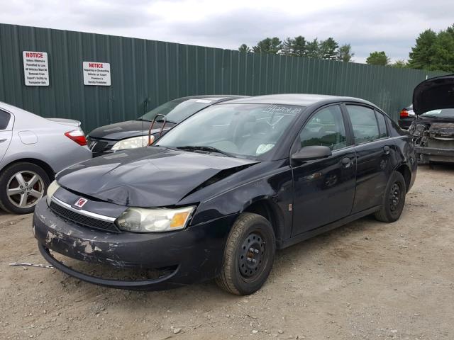 1G8AF52FX4Z158584 - 2004 SATURN ION LEVEL BLACK photo 2