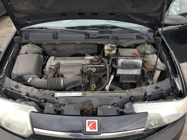 1G8AF52FX4Z158584 - 2004 SATURN ION LEVEL BLACK photo 7