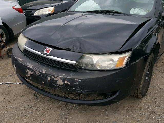 1G8AF52FX4Z158584 - 2004 SATURN ION LEVEL BLACK photo 9