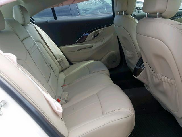 1G4GF5G36EF256900 - 2014 BUICK LACROSSE T WHITE photo 6