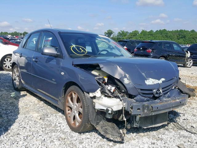 JM1BK344771692568 - 2007 MAZDA 3 HATCHBAC GRAY photo 1