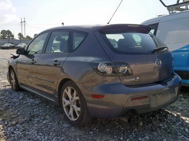 JM1BK344771692568 - 2007 MAZDA 3 HATCHBAC GRAY photo 3