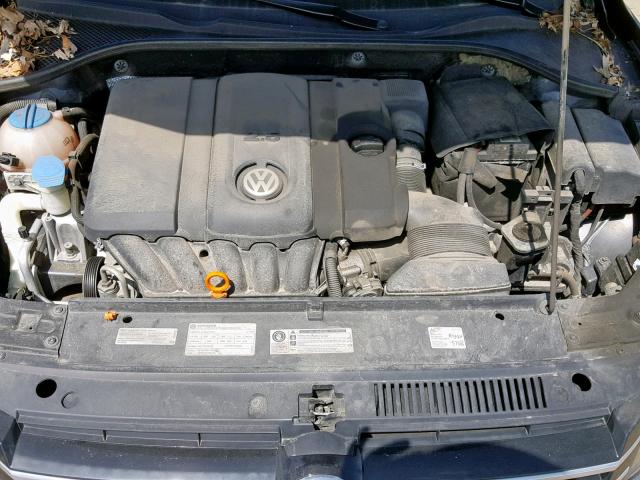 1VWAH7A39DC039833 - 2013 VOLKSWAGEN PASSAT S GRAY photo 7