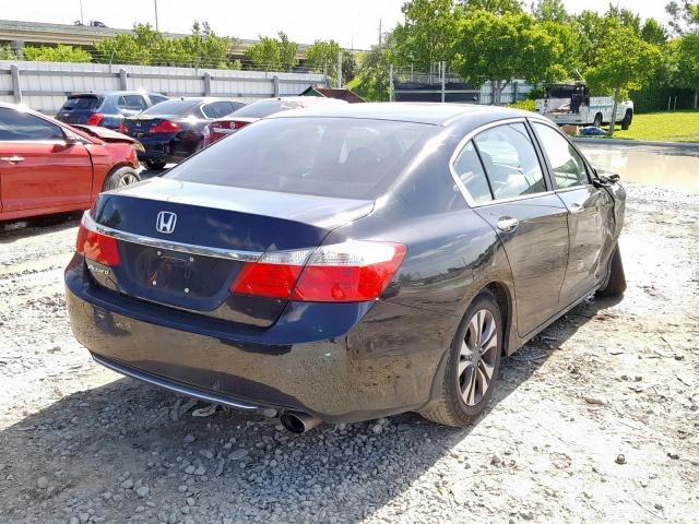 1HGCR2F34DA042169 - 2013 HONDA ACCORD LX BLACK photo 4