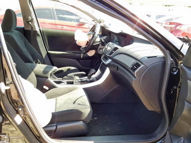 1HGCR2F34DA042169 - 2013 HONDA ACCORD LX BLACK photo 5