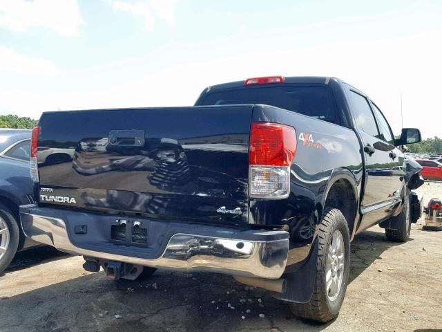 5TFDY5F15BX205038 - 2011 TOYOTA TUNDRA CRE BLACK photo 4