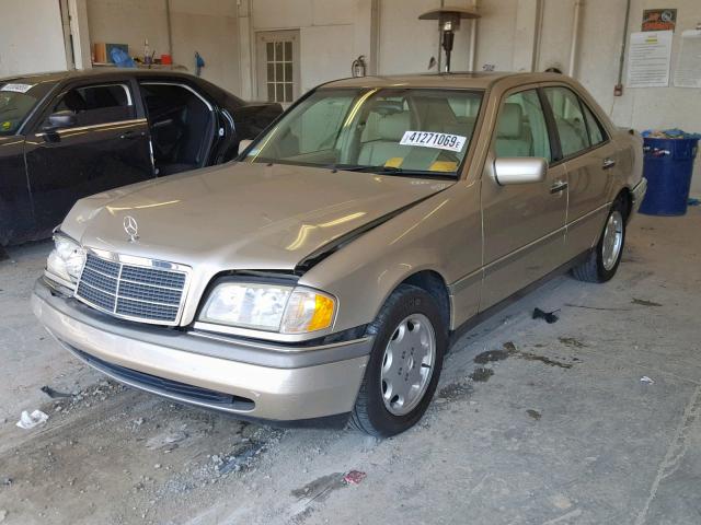 WDBHA28E4VF562756 - 1997 MERCEDES-BENZ C 280 BEIGE photo 2