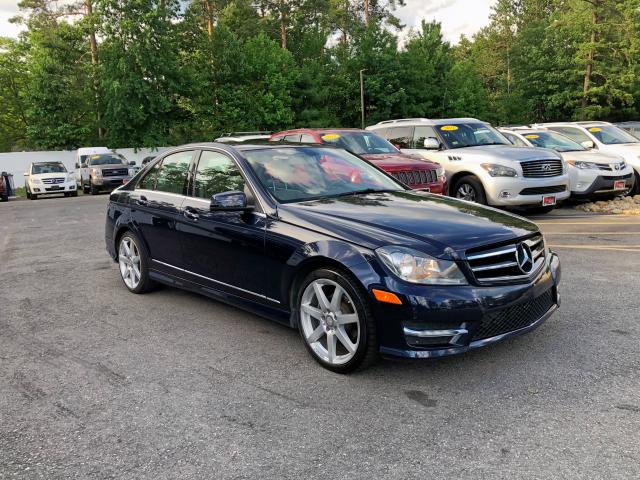 WDDGF4HB8EA960541 - 2014 MERCEDES-BENZ C 250 BLUE photo 2