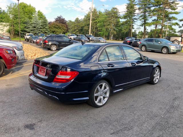 WDDGF4HB8EA960541 - 2014 MERCEDES-BENZ C 250 BLUE photo 3