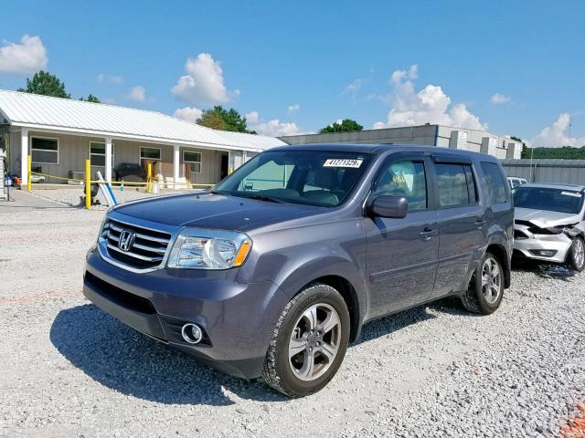 5FNYF4H30FB076965 - 2015 HONDA PILOT SE GRAY photo 2