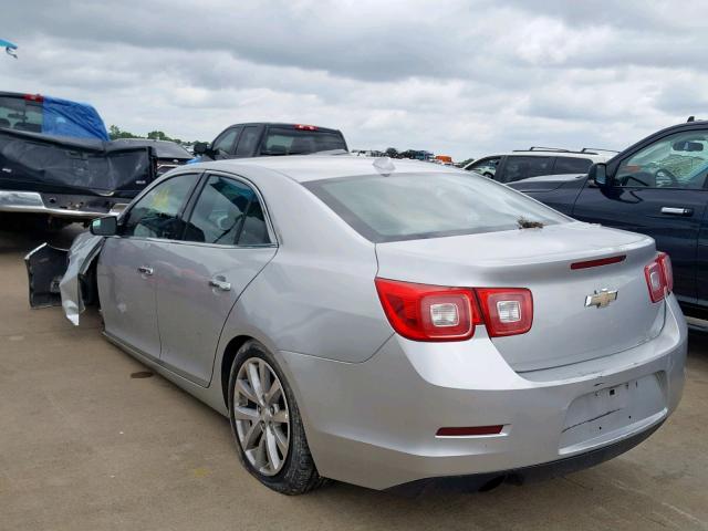 1G11H5SA9DF304892 - 2013 CHEVROLET MALIBU LTZ ვერცხლისფერი ფოტო 3