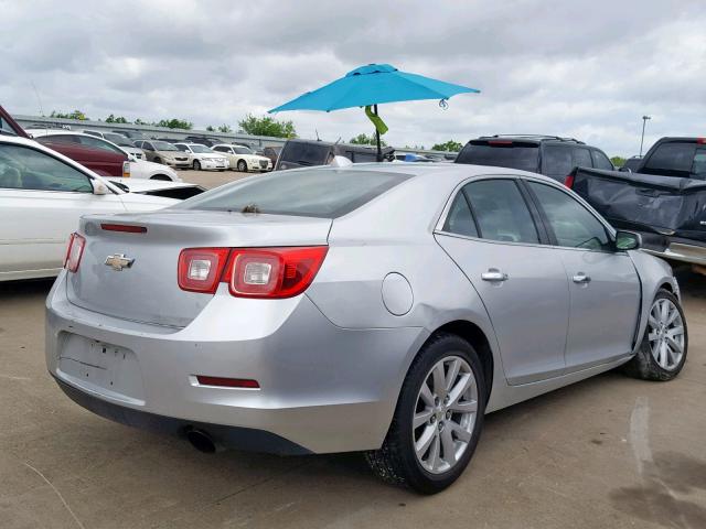 1G11H5SA9DF304892 - 2013 CHEVROLET MALIBU LTZ ვერცხლისფერი ფოტო 4