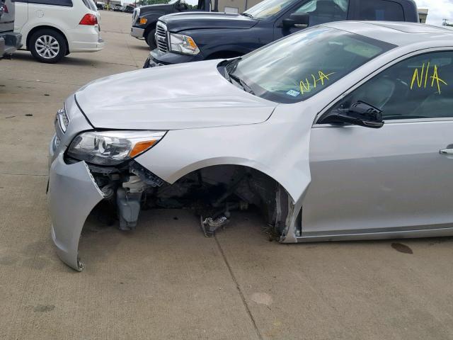 1G11H5SA9DF304892 - 2013 CHEVROLET MALIBU LTZ ვერცხლისფერი ფოტო 9