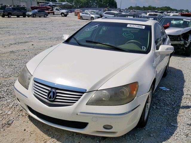 JH4KB16648C002573 - 2008 ACURA RL WHITE photo 2