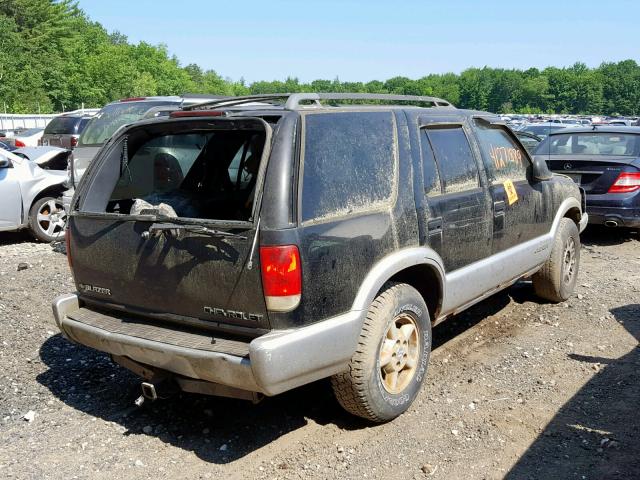 1GNDT13W1S2140829 - 1995 CHEVROLET BLAZER BLACK photo 4