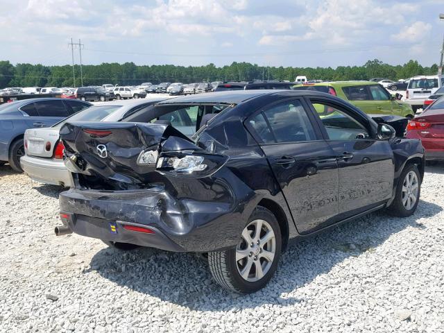 JM1BL1SG8A1269729 - 2010 MAZDA 3 I BLACK photo 4