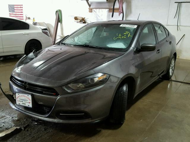 1C3CDFBB6ED920500 - 2014 DODGE DART SXT GRAY photo 2