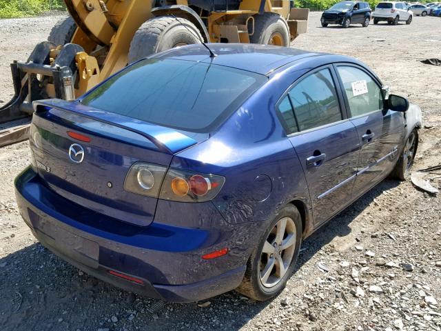 JM1BK323751337553 - 2005 MAZDA 3 S BLUE photo 4