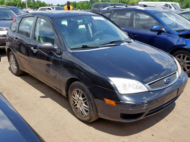 1FAFP37N57W282626 - 2007 FORD FOCUS ZX5 BLACK photo 1