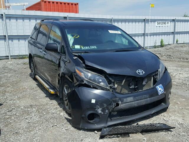 5TDXK3DC4FS584052 - 2015 TOYOTA SIENNA SPO BLACK photo 1