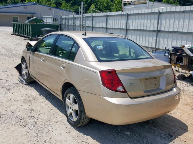 1G8AL58F96Z167876 - 2006 SATURN ION LEVEL GOLD photo 3