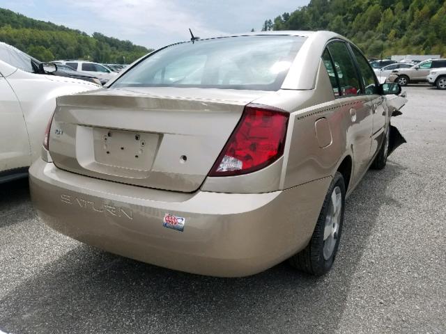 1G8AL58F96Z167876 - 2006 SATURN ION LEVEL GOLD photo 4