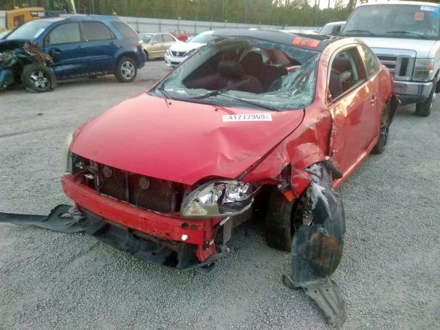 JTKDE177750050454 - 2005 TOYOTA SCION TC წითელი ფოტო 2