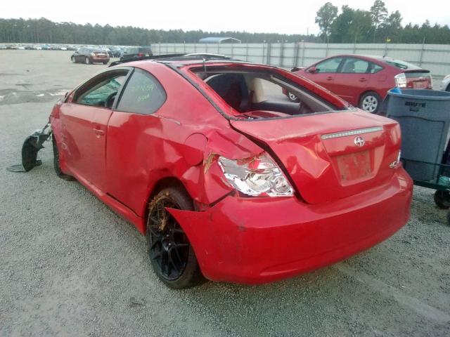 JTKDE177750050454 - 2005 TOYOTA SCION TC წითელი ფოტო 3