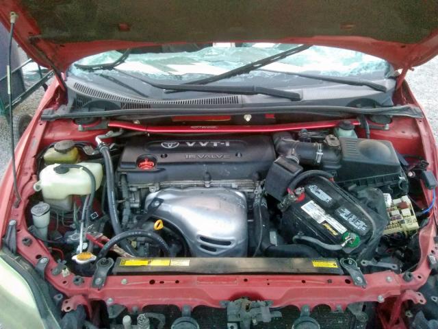 JTKDE177750050454 - 2005 TOYOTA SCION TC წითელი ფოტო 7