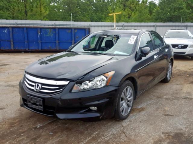 1HGCP3F81BA023647 - 2011 HONDA ACCORD EXL BLACK photo 2