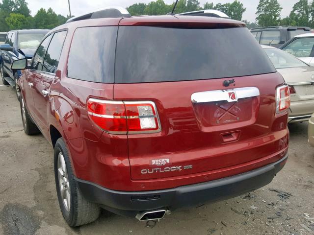 5GZER33768J285197 - 2008 SATURN OUTLOOK XR ბურგუნდია ფოტო 3