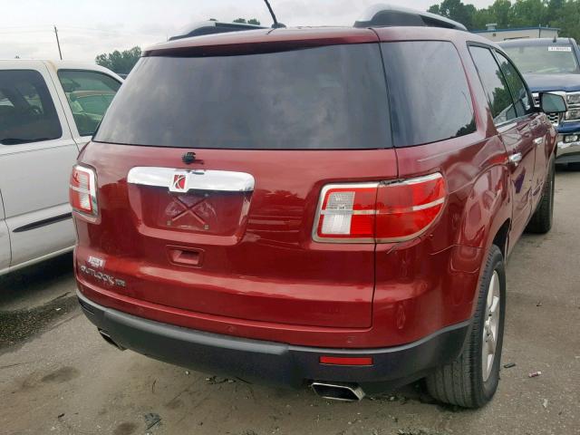 5GZER33768J285197 - 2008 SATURN OUTLOOK XR ბურგუნდია ფოტო 4