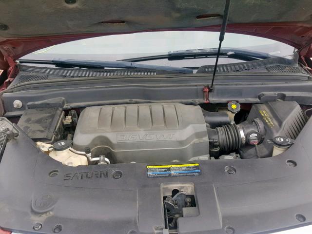 5GZER33768J285197 - 2008 SATURN OUTLOOK XR ბურგუნდია ფოტო 7