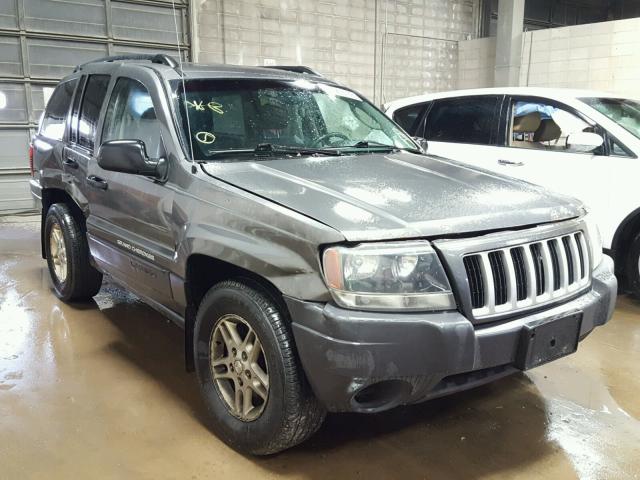 1J4GW48S04C156242 - 2004 JEEP GRAND CHER GRAY photo 1